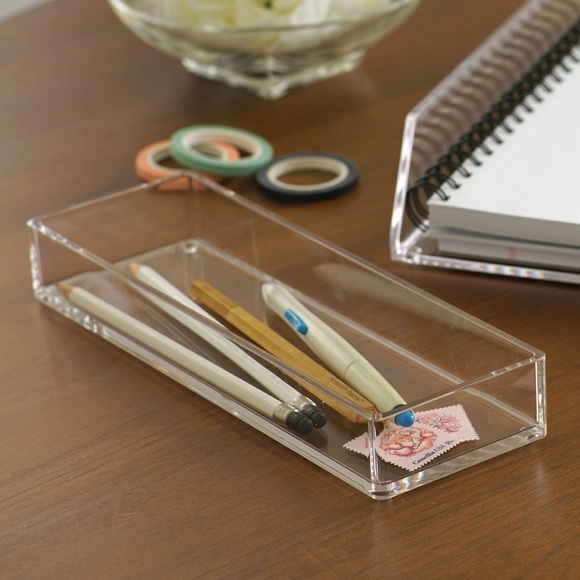 Pen+Gear Acrylic 3-Piece Organization Set & Floral File Folders, 6 Count Bundle - Picture 9 of 16